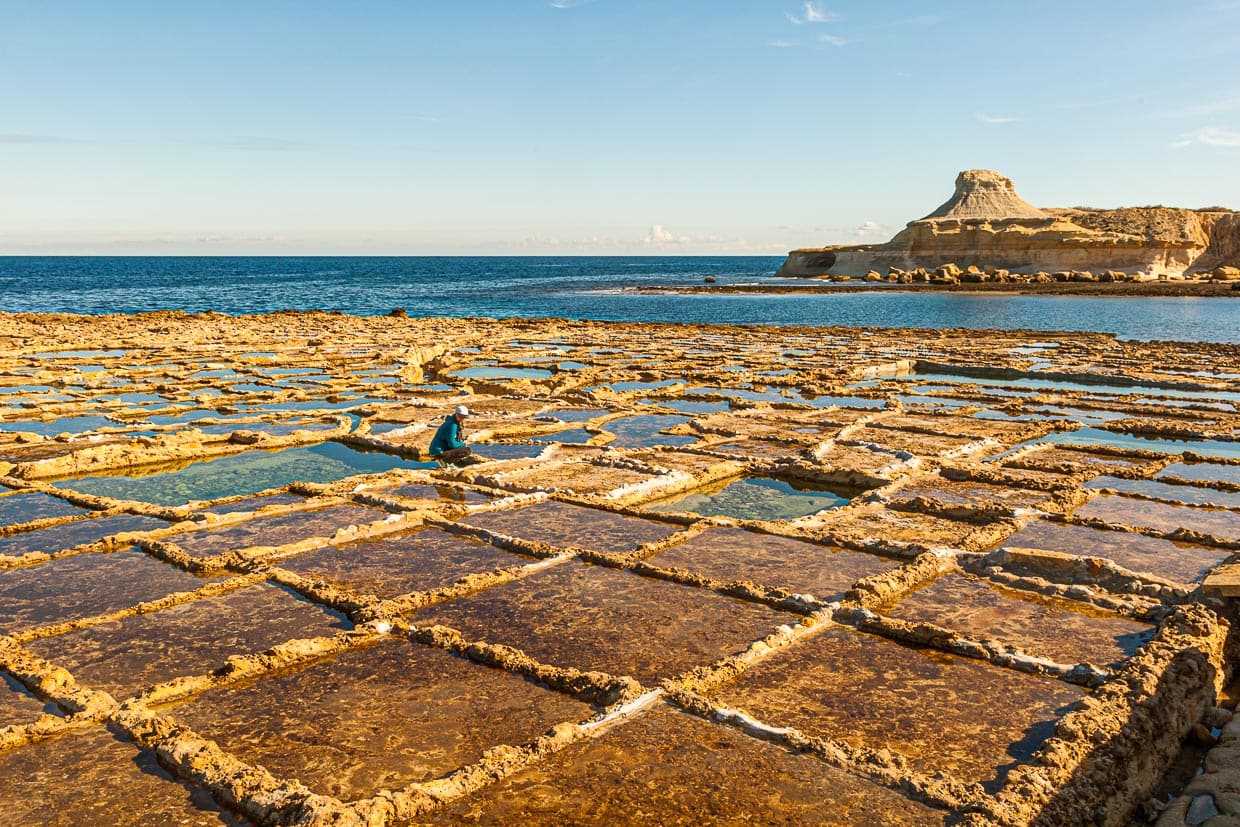 Antiguas cuencas romanas de evaporación para la extracción de sal marina / © Fotografía: Georg Berg