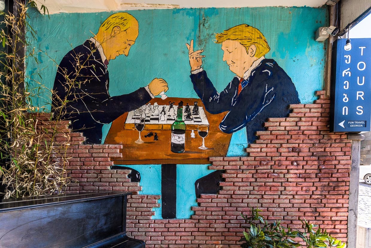 Politische Street Art in Georgien